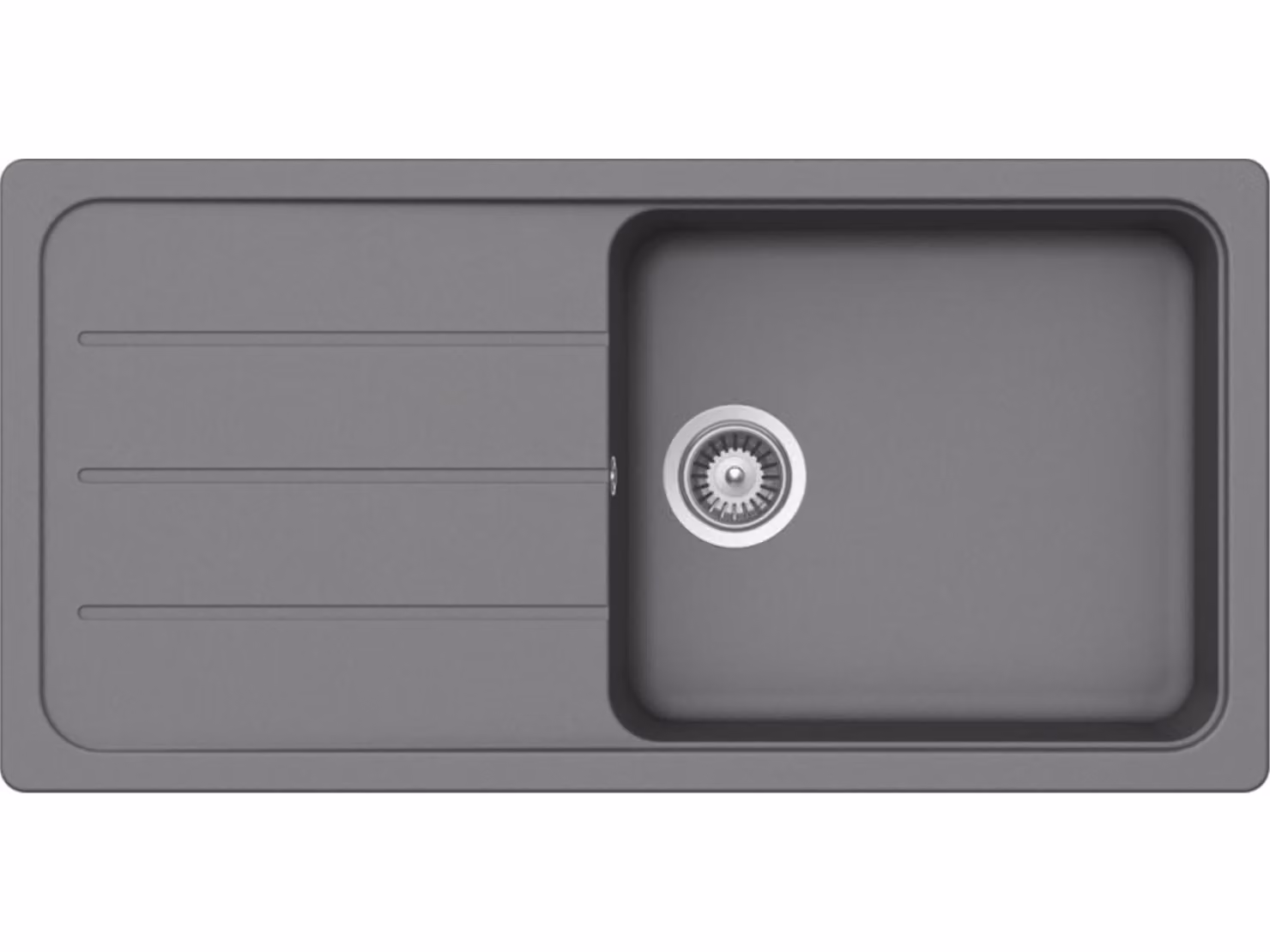 Lavello da incasso Schock Fomhaus D-100L U Croma - lavello sottopiano