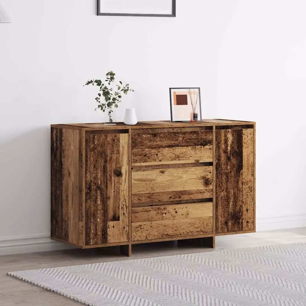 Credenza moderna vidaXL in legno ingegnerizzato color marrone, L 120 x P 41 x H 75 cm