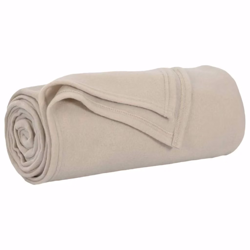 Set di 24 coperte in pile vidaXL beige per adulti L 170 cm x P 130 cm – 2