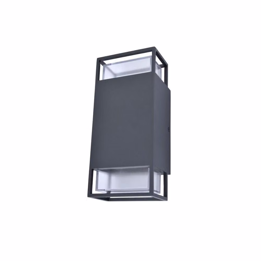 LUTEC Ridge lampada da parete per esterni a 2 attacchi GU10 IP54 antracite