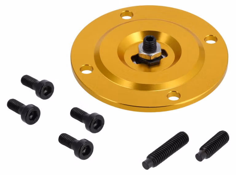 Cuscinetto ad ago per piastra di accoppiamento, anodizzato oro - per Simson S51, S53, SR50, KR51/2 Schwalbe