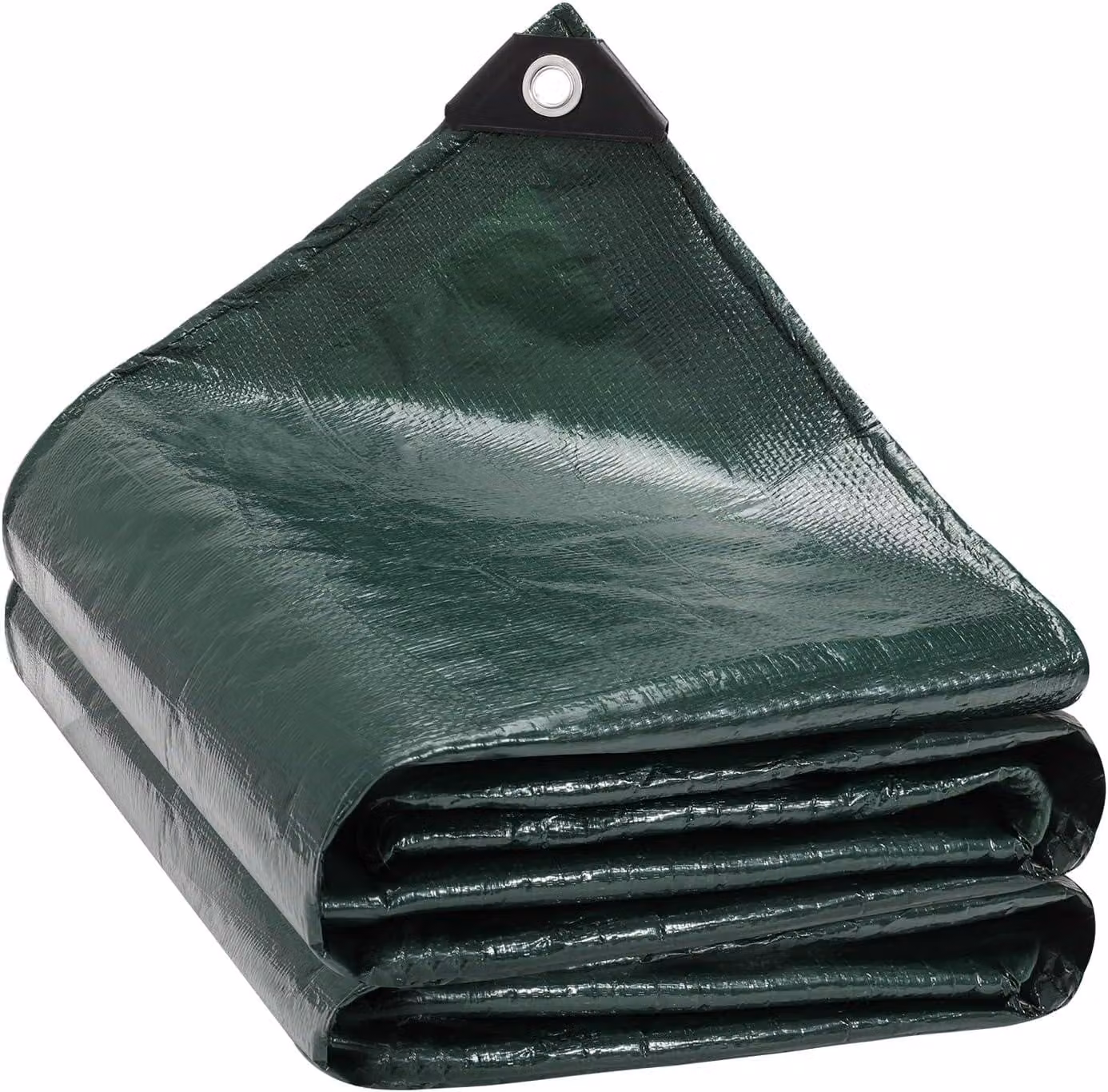 Telo protettivo 3x6 metri, impermeabile, 130 g/m², verde, resistente allo strappo, per l'uso in giardino