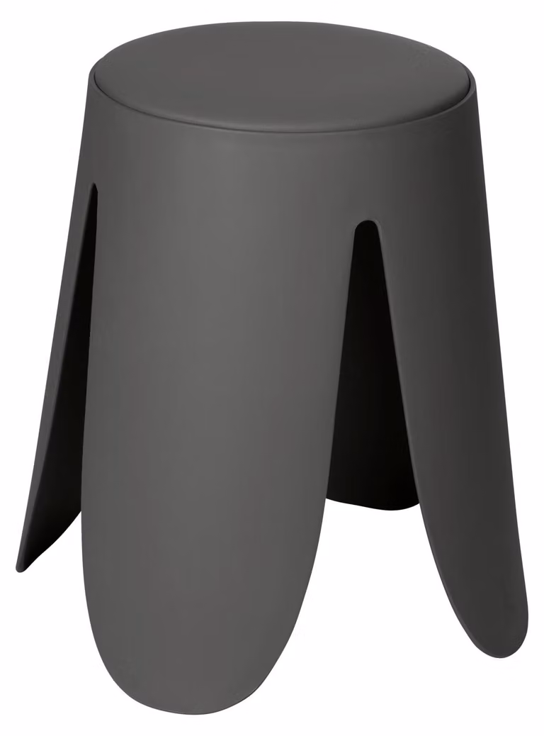 Sgabello da bagno WENKO Mod. Comiso antracite opaco, carico fino a 180 kg