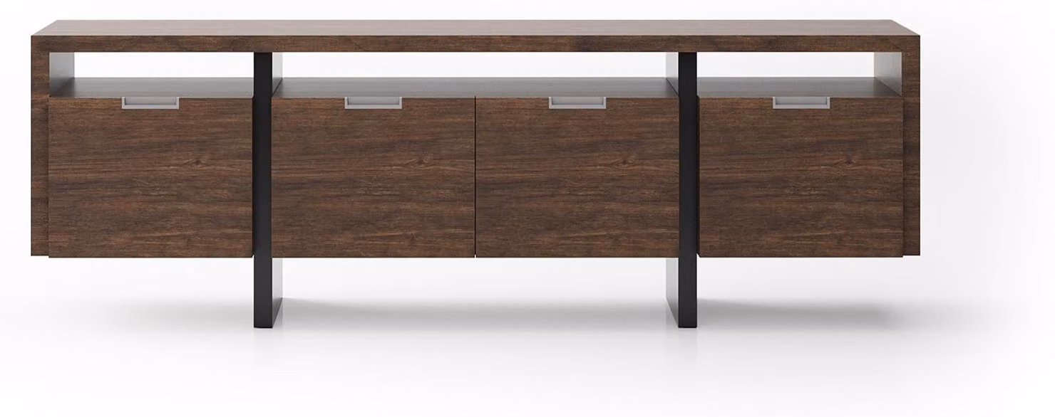 Consolle in legno di design Mobile basso moderno per soggiorno Supporto TV