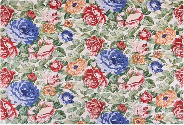 Tappeto Beliani multicolore con motivo floreale in stile boho, trama piatta Jacquard, L: 300 cm, P: 200 cm