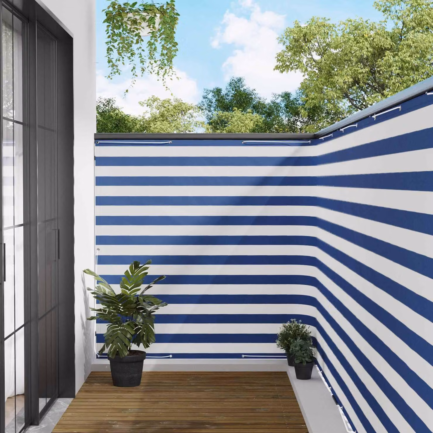 Schermo per la privacy da balcone, 150 x 1000 cm