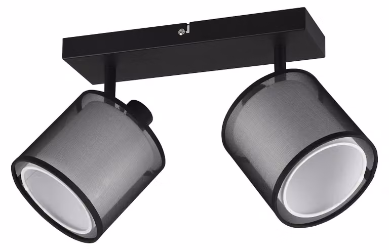 Lampada da parete a spot BURTON nero Trio 811400232