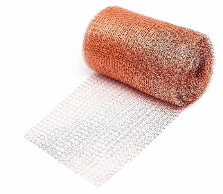 Rotolo di rete in rame, 6 metri di lunghezza, 12,7 cm di larghezza, a maglia fine