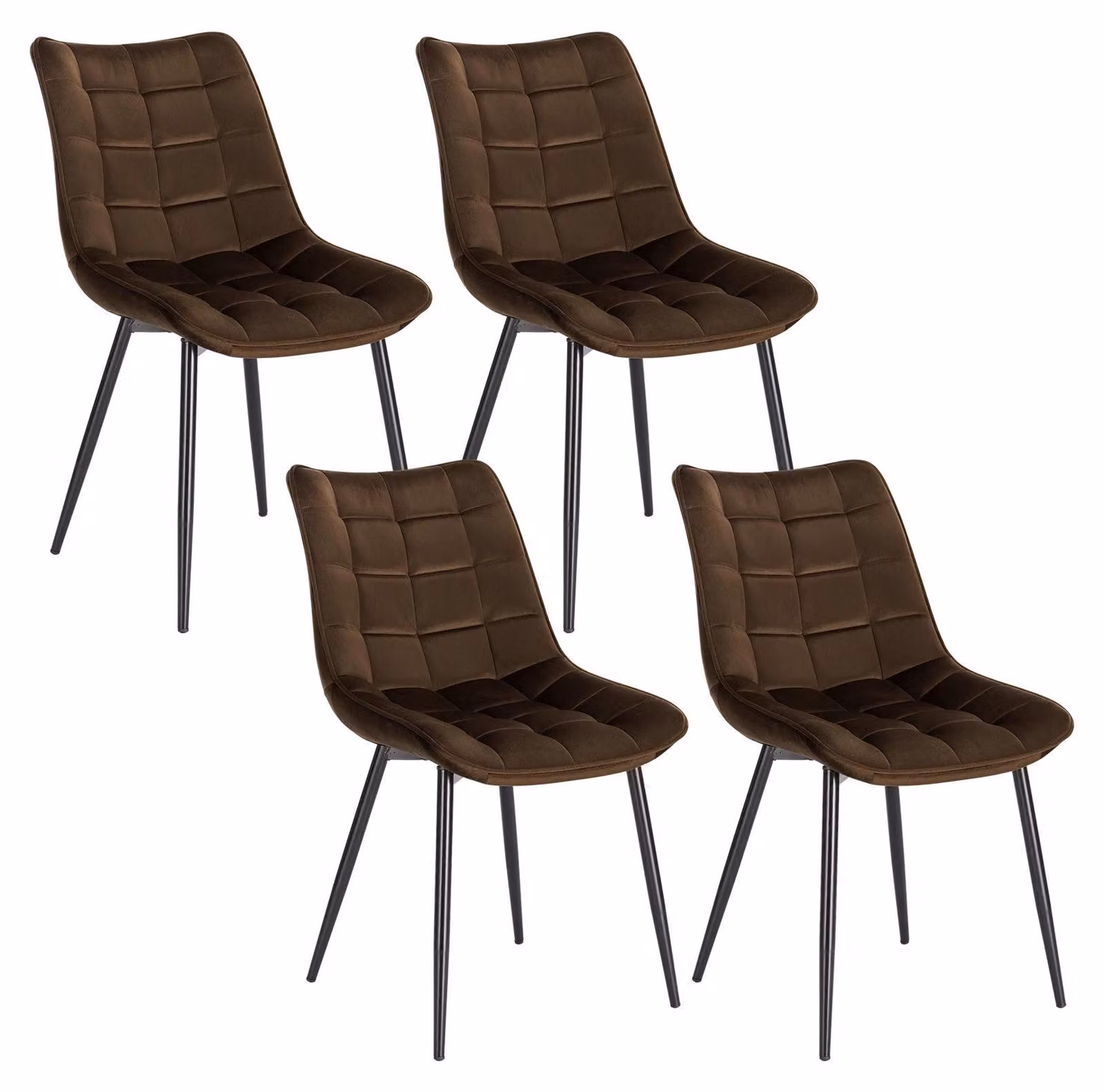 Sedie da pranzo - Sedie - Sedie di design - Sedie confortevoli - Rivestimento effetto pelle