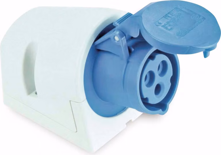 Presa a muro PC ELECTRIC CEE, 16 A, 3 poli, 6 h, IP44, 1 pz.