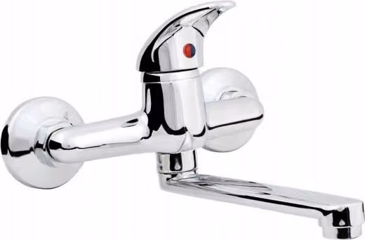 Batteria Lavabo Bagno Jupiter Lavabo A Parete Rubinetteria Cromata