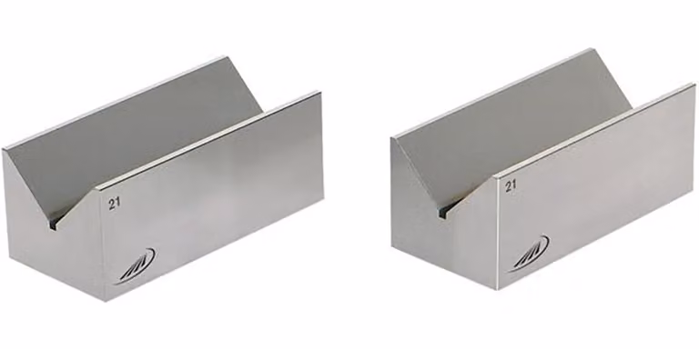 Coppia di prismi Helios Preisser di precisione 150x55x45 mm
