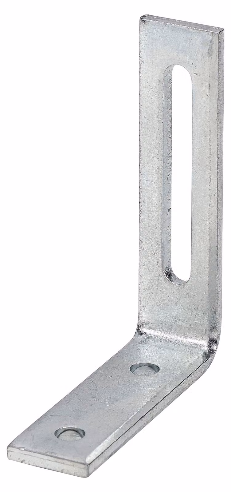 Staffa regolabile VORMANN L.80x65 mm L.20 mm P.4 mm acciaio grezzo zincato blu - 000178080Z