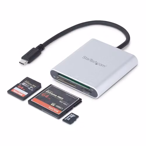StarTech Lettore/Scrittore SD microSD CompactFlash USB-C 3.0 (FCREADU3C)