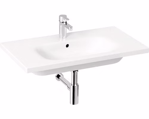 Lavabo per mobile Jika MIO in ceramica sanitaria bianca 80 x 45 x 15 cm H8127160001041