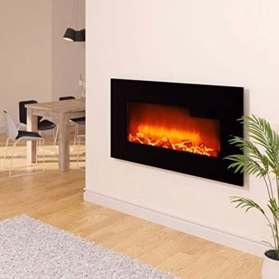 Caldaia elettrica stufa a sfera - 13,5D x 66B x 43H cm - Nero - 900 W/1800 W