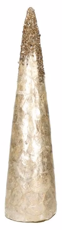Albero di Natale Pomax Brillante, color oro, altezza 56 cm