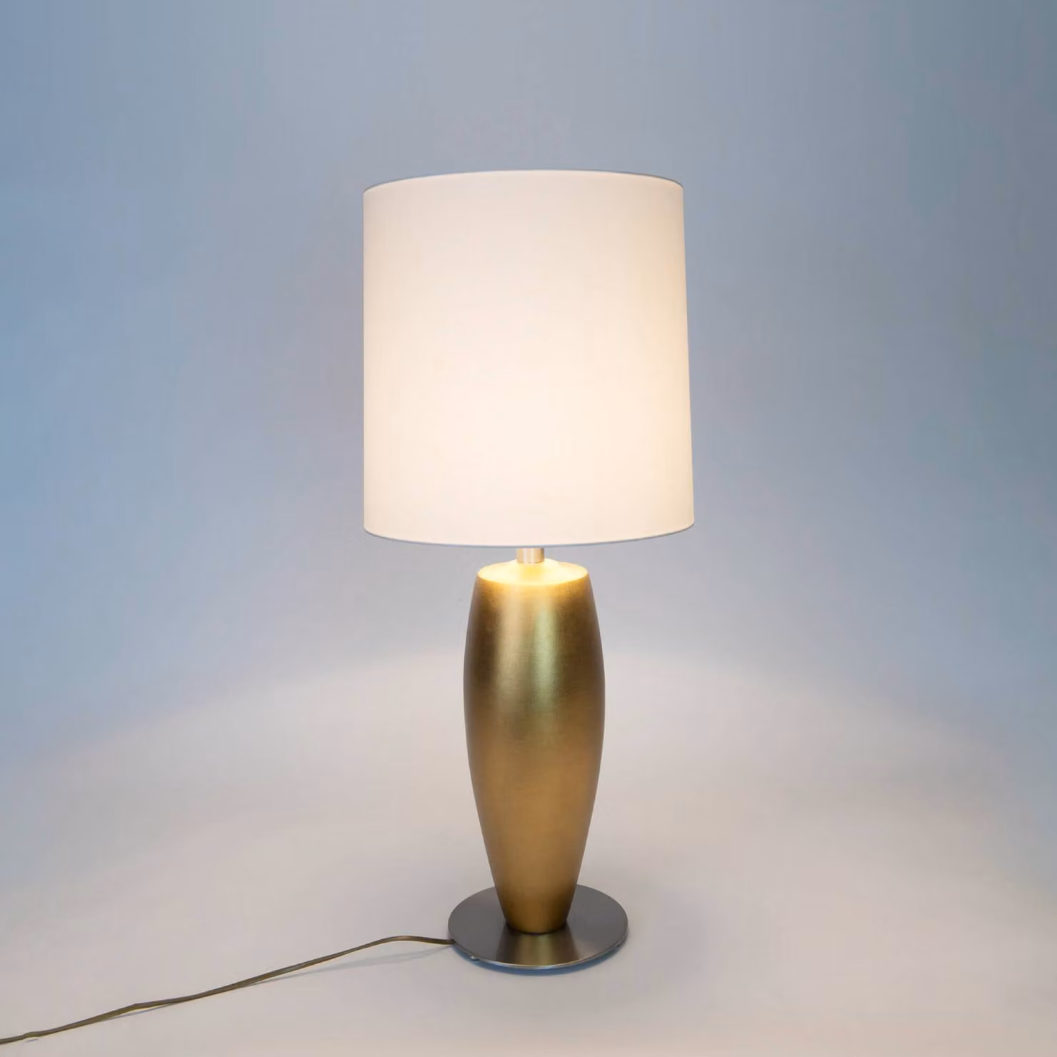 Holländer Lampada da tavolo OMEGA SOTTILE, Ottone / Oro, Soggiorno / Sala da pranzo, Ceramica, Lampada da tavolo