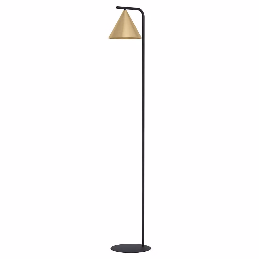 Piantana Contemporanea Narices 1 Luce Acciaio Nero