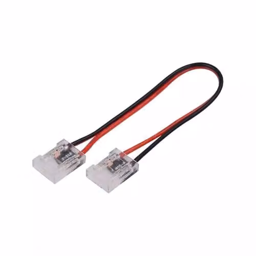 Connettore  Flessibile Per Strip LED COB Larghezza 10mm a 2 Pin Lunghezza 150mm