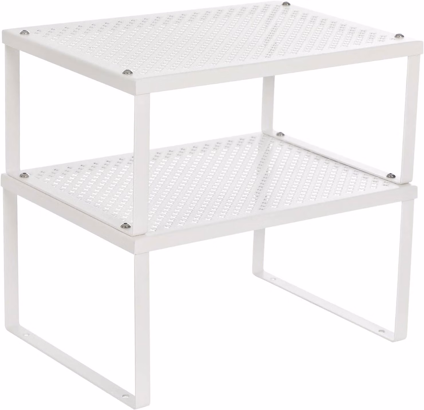 Portaspezie espandibile - Scaffale da cucina impilabile - Metallo - Adatto per armadi o piani di lavoro - 10 kg per ripiano