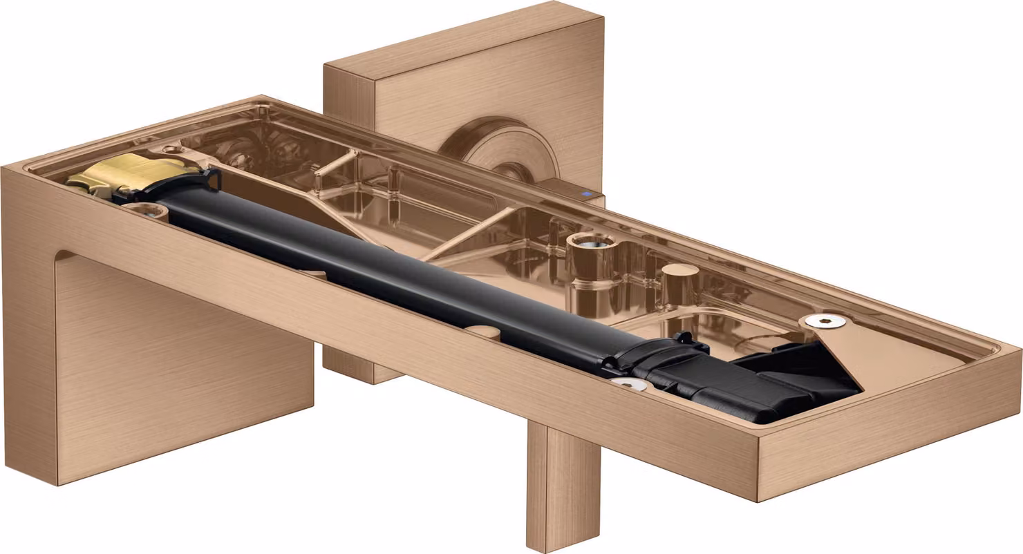 hansgrohe AXOR MyEdition Mitigeur monocommande de lavabo encastré pour montage mural, bec 221 mm, sans plaque, 47062310, 47062310