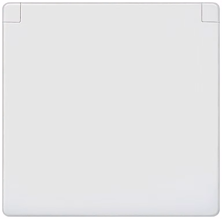 SIEMENS DELTA i-system piastra di copertura 5UH1204 con coperchio incernierato 55x55mm bianco titanio