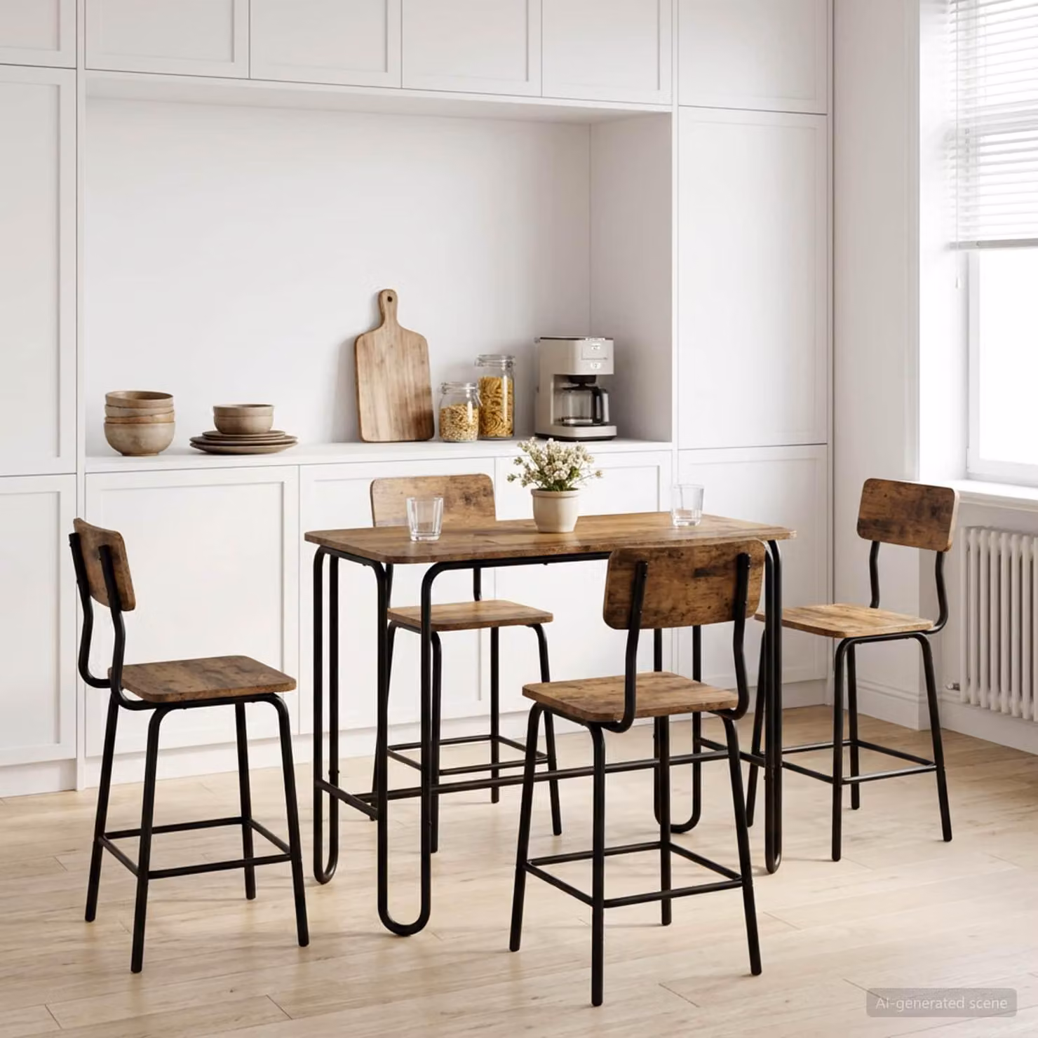 Maison Exclusive - Tavolo da pranzo, dimensioni 100 x 50 x 75 cm, realizzato in materiale composito di legno, legno riciclato, forma rettangolare