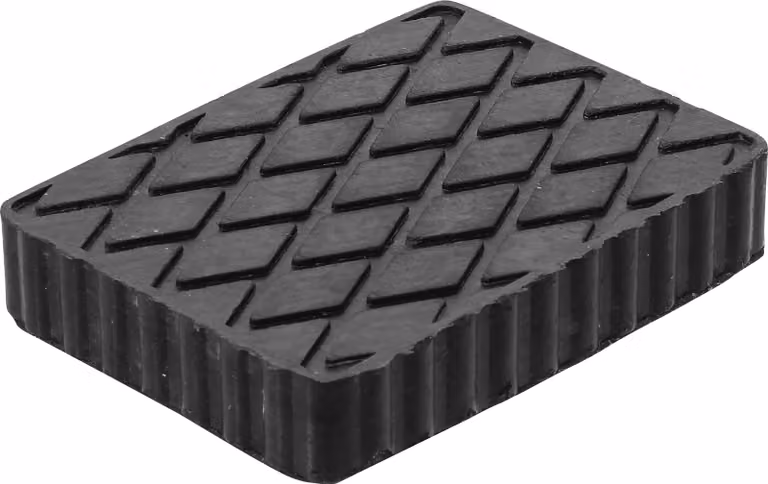 BGS 7006 | Supporto in gomma | per piattaforme di sollevamento | 160 x 120 x 30 mm