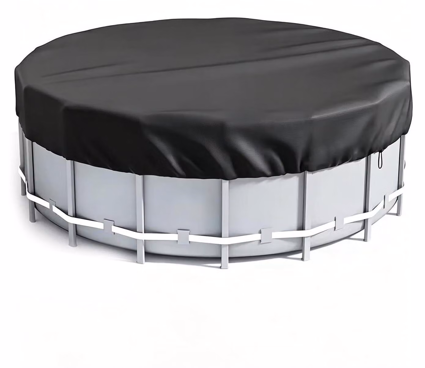 Copertura per piscina, forma circolare, diametro di circa 243 cm, realizzata in tessuto Oxford, pieghevole