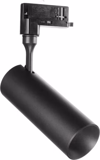 Faretti su binario Smile Ideal-lux, LED 15W, luce bianca calda 3000K, colore nero, regolabili