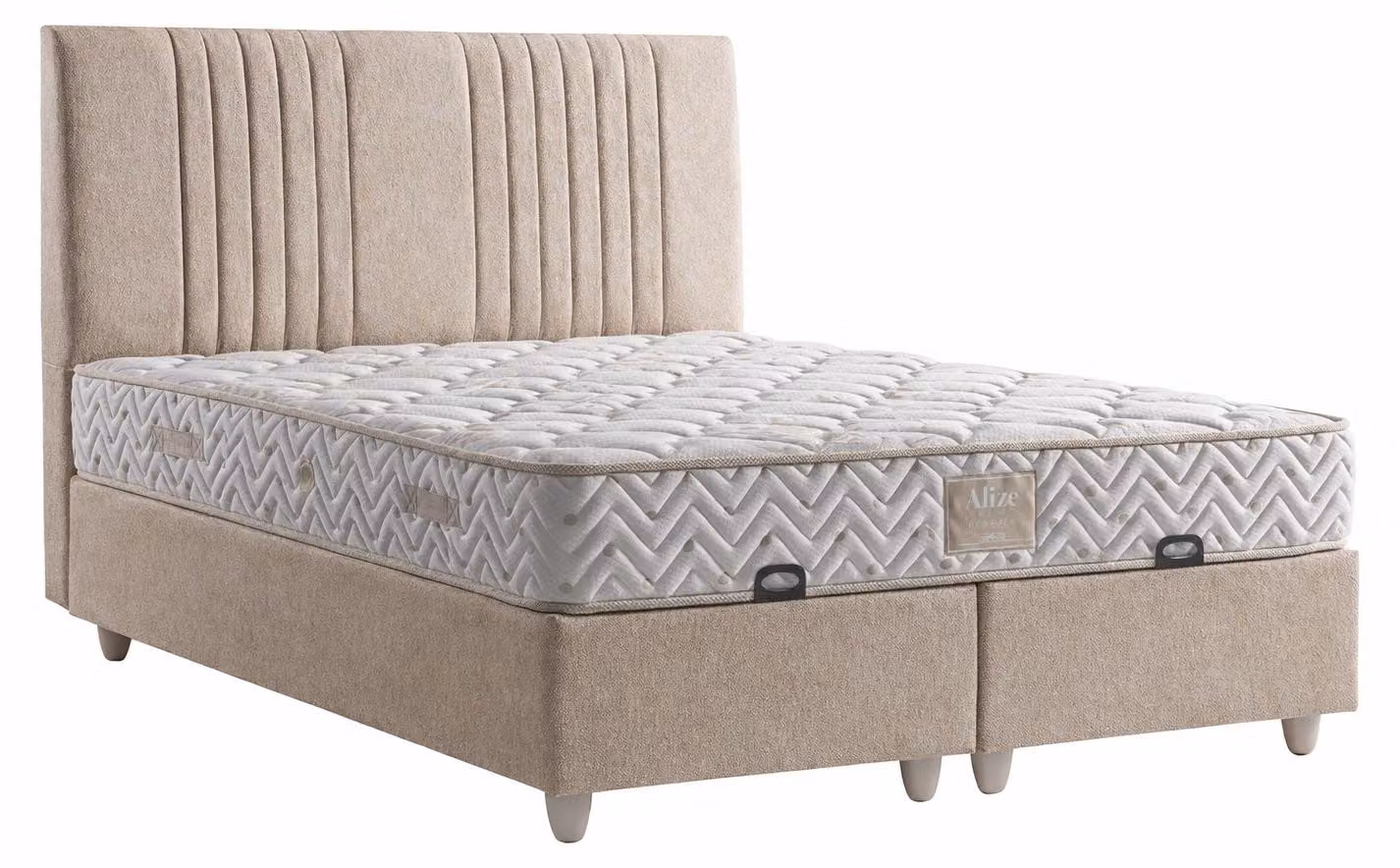 Letto con materasso in stile moderno Letto con contenitore Materasso morbido