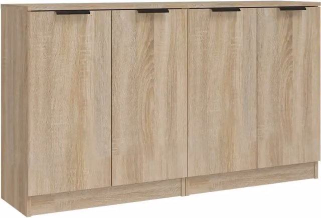 Credenze 2 pz | Madia | Buffet da pranzo | Armadio da pranzo Rovere Sonoma 60x30x70 cm in Legno Multistrato
