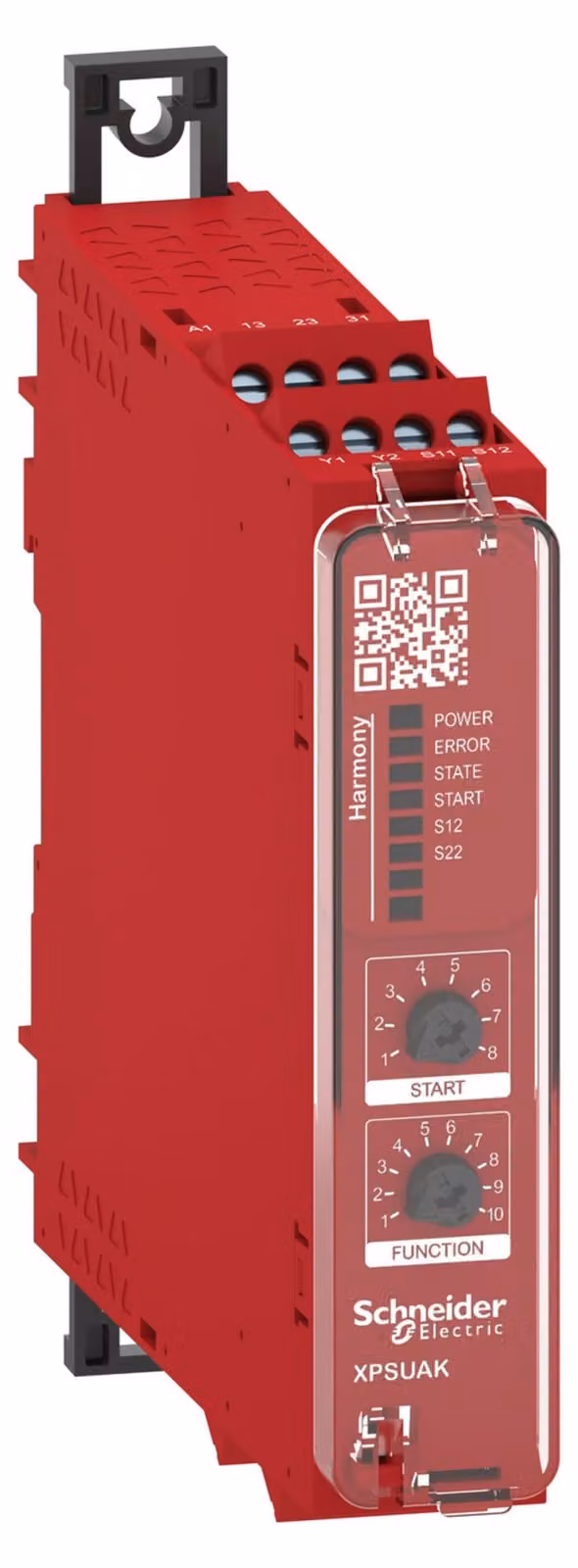 Schneider Electric XPSUAK12AP, Rosso, IP20, IP40, 50 - 60 Hz, 24 V, 225 x 120 x 100 mm, 200 g