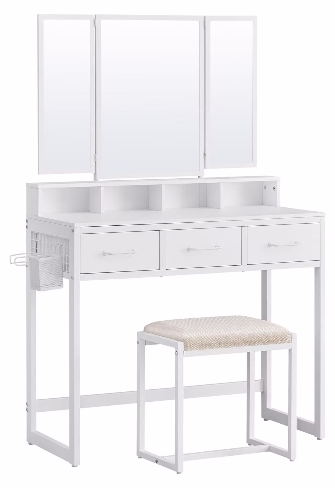 Toeletta - Leobert - Bianco - 90 X 40 X 141 Cm