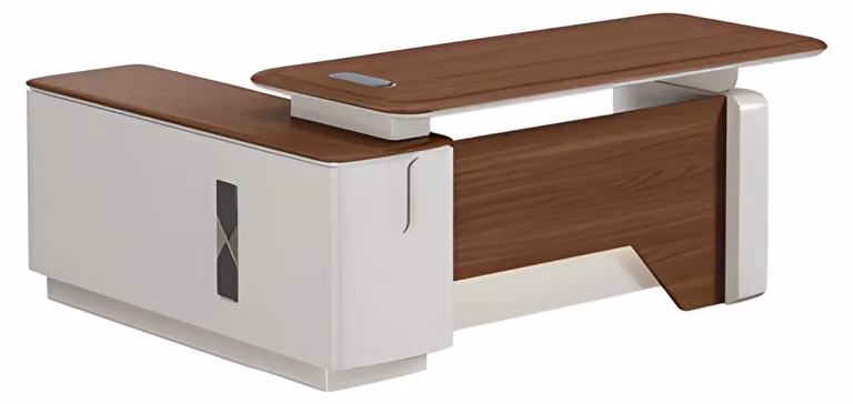 Eckschreibtisch Büro Tisch Office modern Holz Arbeitszimmer