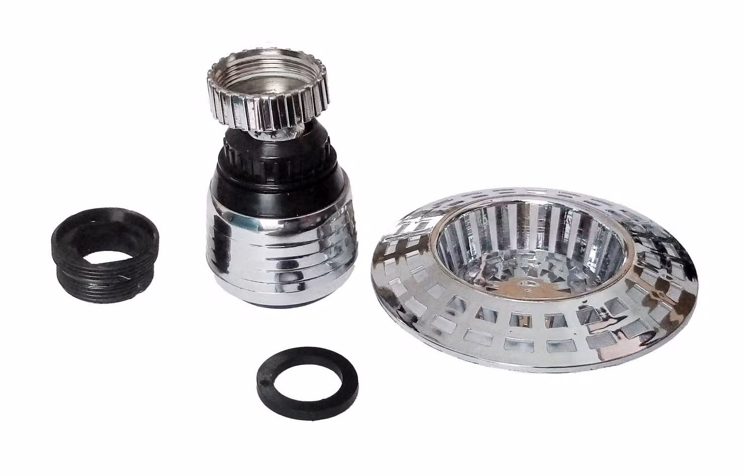 RUBINETTO DOCCIA SOTTOVUOTO SIFONE Aeratore a risparmio idrico Ugello di miscelazione Adattatore Attacco per rubinetto Soffione doccia orientabile Attacco per rubinetto Soffione doccia 24