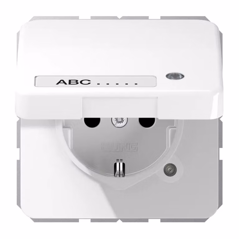 Jung CD1520NAKLKOWW Presa Schuko con coperchio ribaltabile