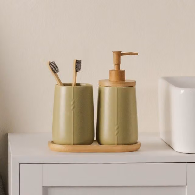 Set bagno Bloom Thun verde