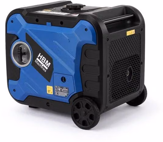 Generatore con inverter HBM con motore a benzina da 327 cm³, 230 V, 6500 W