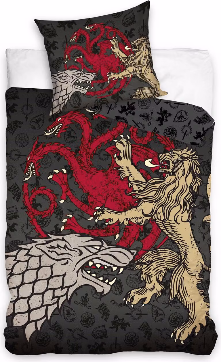 Biancheria da letto per bambini Game of Thrones Le canzoni del ghiaccio e del fuoco