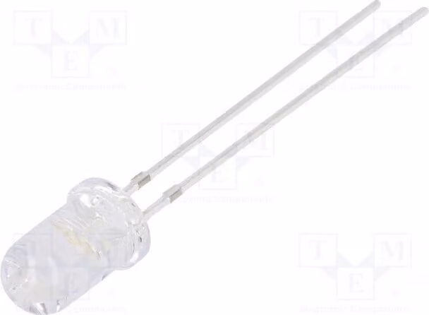LED; 5mm; bipolare, bicolore; verde/blu; 14400÷18000 mcd; 15°; 20mA OSPBD25111A. Diodi LED, tecnologia Through-Hole (THT), 5mm