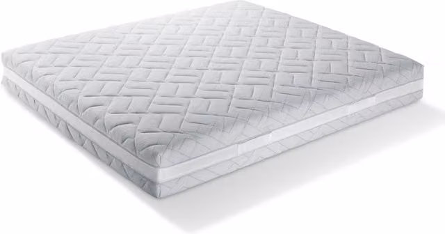 Materasso Hybrid DaunenStep Classic con Molle Indipendenti e Rivestimento Removibile Bianco