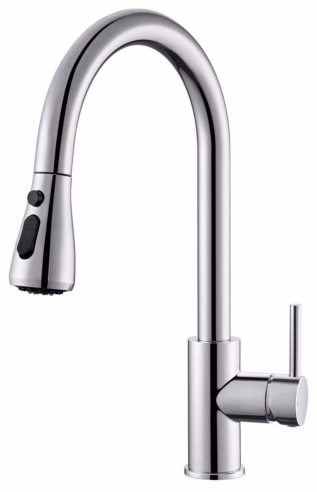 Rubinetto da cucina estraibile con alta pressione e 2 modalità di getto d'acqua