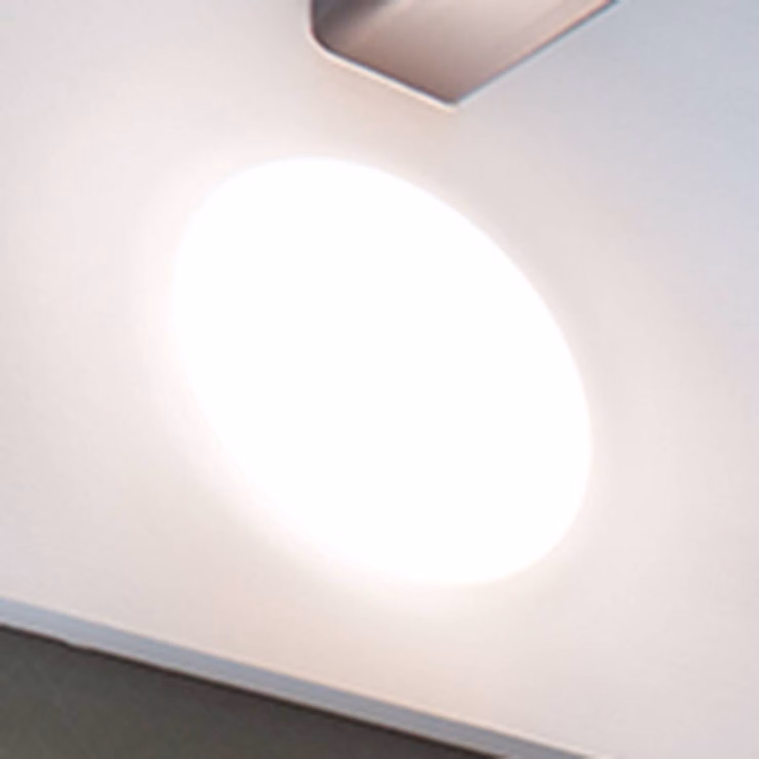 Regiolux Applique a LED WBLR/500 48 cm 4.286 lm 3.000 K WBLR, Bianco / Opale, Corridoio, Plastica