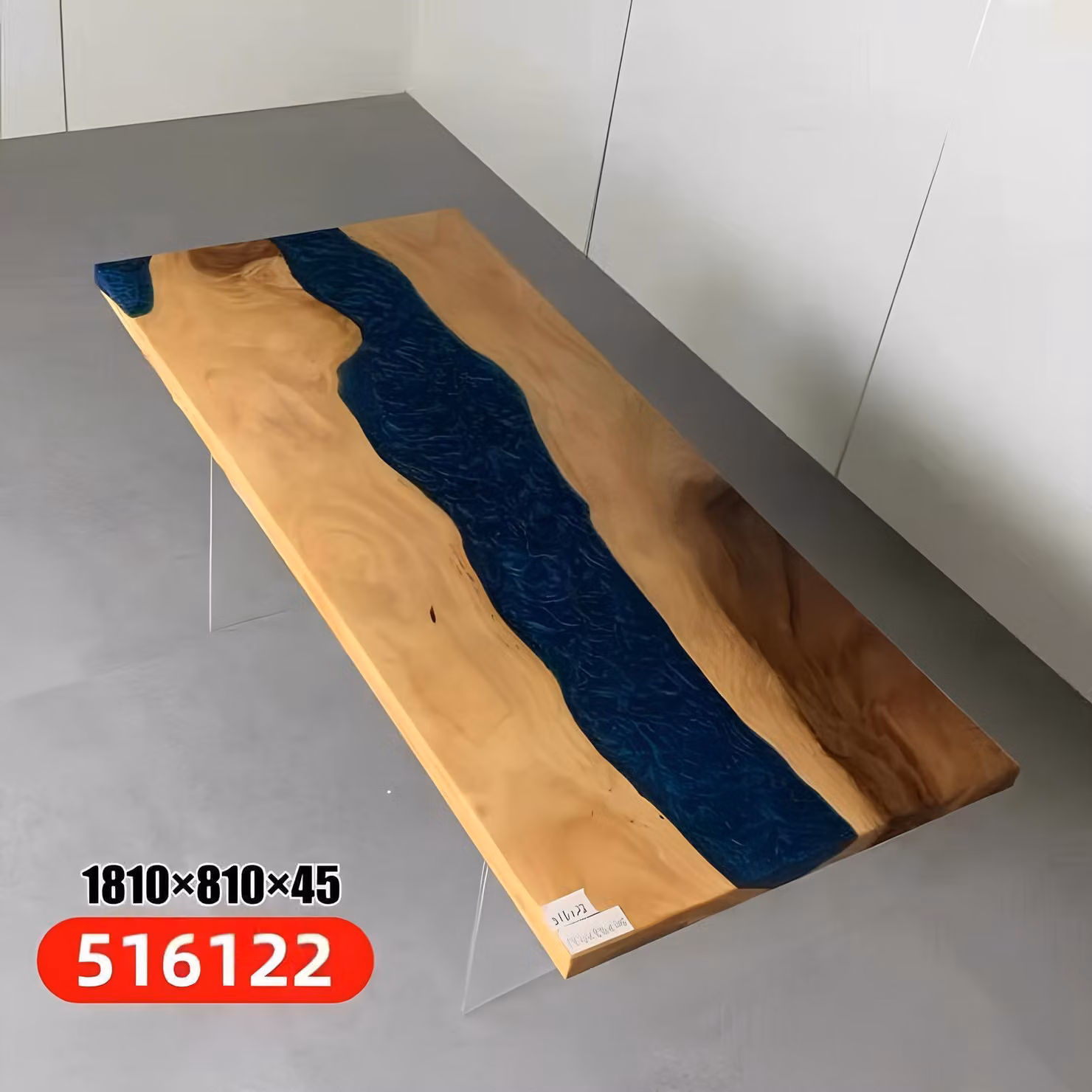 Esstisch River Table Echtes Holz Flusstisch Massiv Epoxidharz Tische 181x81