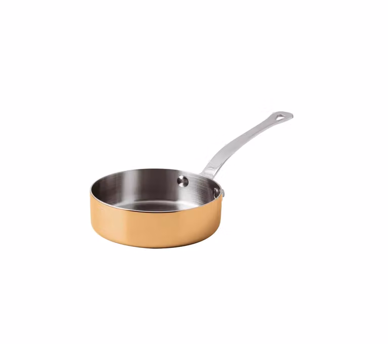 Padellino Serie 15600 3-Ply in rame con un manico, diam.12cm, 2 pezzi