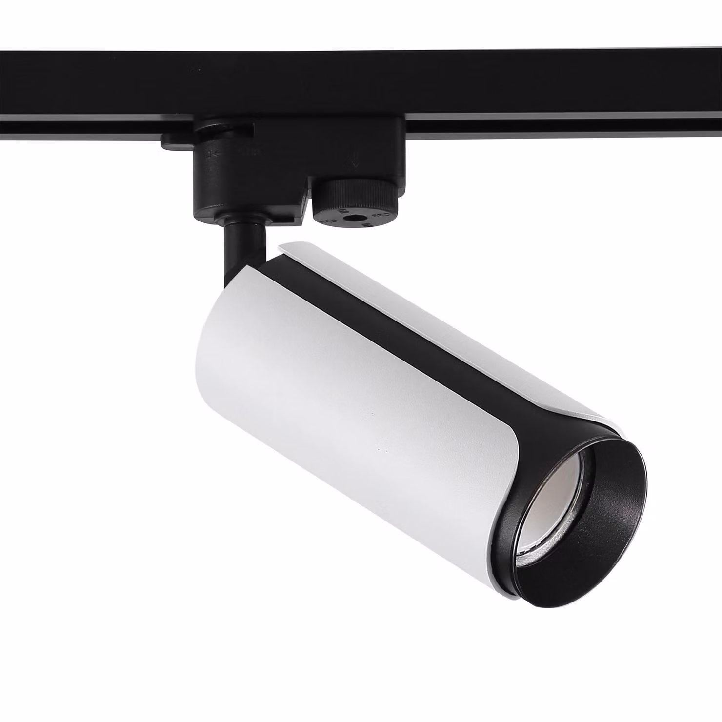 MasterLED Faretto monofase GU10 Spot orientabile Faretto per binario elettrico Faretto da soffitto Sistema a binario Bianco Nero