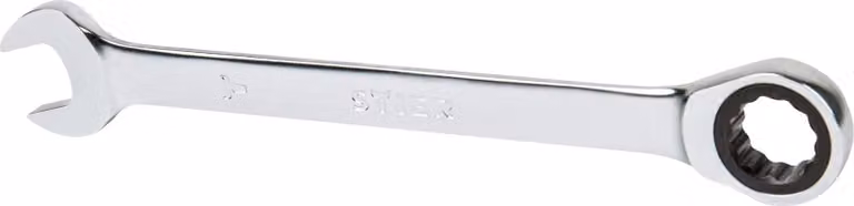 STIER Chiave a cricchetto a ganasce SW 14 mm, chiave a cricchetto, acciaio al cromo-vanadio, profilo a 12 facce e 72 denti