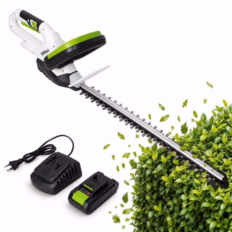 Tagliasiepi a batteria 20 V 2,0 Ah Lunghezza di taglio 52 cm con batteria e caricabatteria rapido